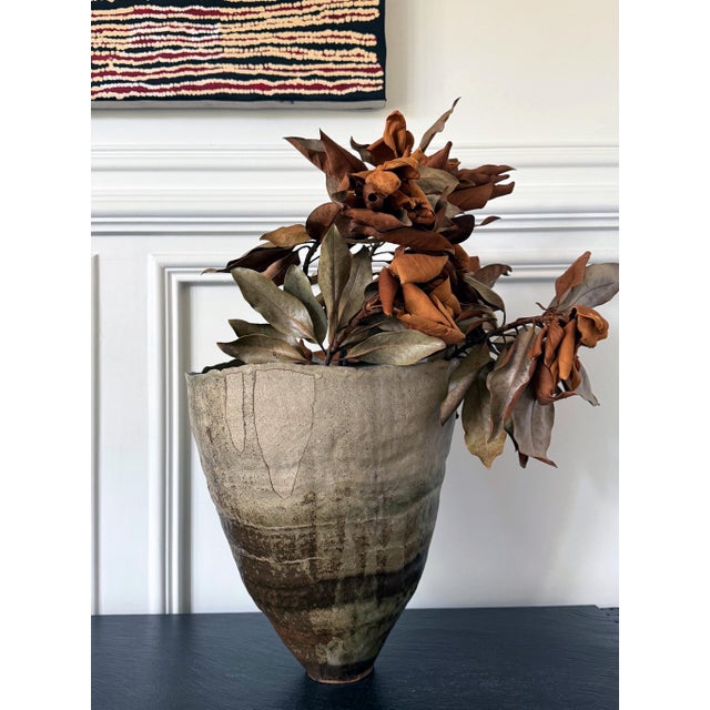 Fine Early Sculptural Ceramic Hand-built Vessel by Ewen Henderson For Sale - Image 16 of 16