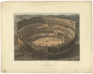 Dubourg, Illustrations of Ancient Buildings in Rome and Its Vicinity, 1844, Prints, Set of 5