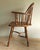 Mid-Century Modern Lyre Back Windsor Elbow Armchair in Oak, 1960s For Sale - Image 6 of 13