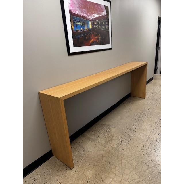 Abstract White Oak Side Tables Made by Beachley Furniture For Sale - Image 3 of 5