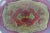 Red Small Vintage Italian Florentine Gilded Wood Tray For Sale - Image 8 of 8