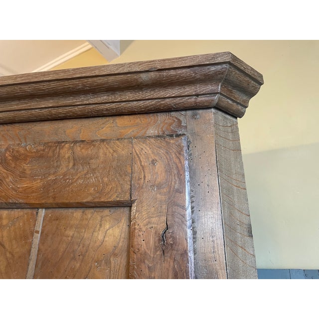 French Corner Cupboard in Walnut and Oak, 19th Century For Sale - Image 12 of 18