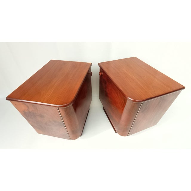 1960s Bedside Tables by Jindřich Halabala for Up Závody, 1960s, Set of 2 For Sale - Image 5 of 12