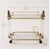 1970s Vintage Italian Serving Trolley in Brass, 1970s For Sale - Image 5 of 12