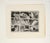 Paper Nine Pane Window - Abstracted Etching in Ink on Paper by Doris Warner For Sale - Image 7 of 7