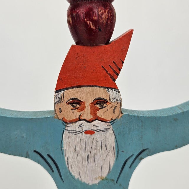 Antique Christmas Gnomes, 1900, Set of 2 For Sale - Image 6 of 7