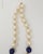 Vintage Circa 1992 Signed Napier Mabe Faux-Pearl & Lapis Necklace For Sale In Philadelphia - Image 6 of 12