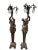 Large Bronze Torchère Figurative Lamps, 1920s, Set of 2 For Sale - Image 16 of 16