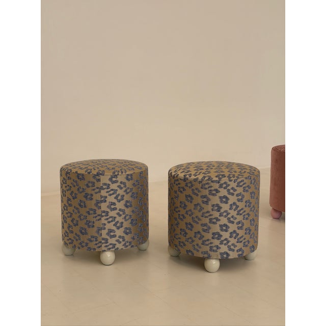Vintage Ottomans, 1970s, Set of 2 For Sale - Image 6 of 12