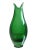 Green Glass Vase, 1950s For Sale - Image 9 of 9