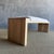 Beige Casi Sheep Bench in White Oak and Natural Genuine Sheep Upholstery For Sale - Image 8 of 15