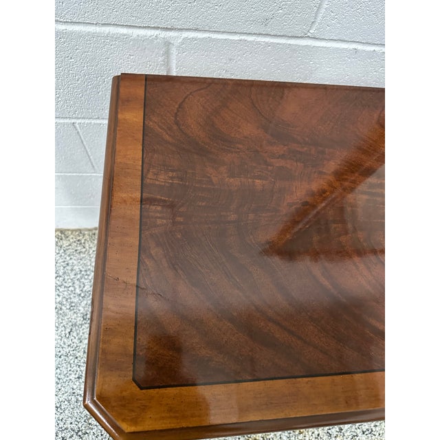 Drexel Drexel Mahogany Chippendale Triple Dresser & Mirror For Sale - Image 4 of 12