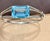 32 Ct Natural Aqua & Diamond Bangle /Bracelet in 18 Karat White Gold 46 Grams For Sale - Image 9 of 18