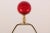 Blown Glass Lamp Finial - Red For Sale - Image 4 of 5