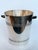 This Art Deco silver-plated champagne or ice-bucket was produced by the Belgian silversmith company Wiskemann. It has been...