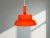 Mid-Century Modern Orange Hanging Lamp in Acrylic, 1960s For Sale - Image 13 of 13