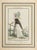 Image dimensions: 16 x 10.5 cm. Il Ne M'a Pas Vu is an original watercolored print realized in the first quarter of the...