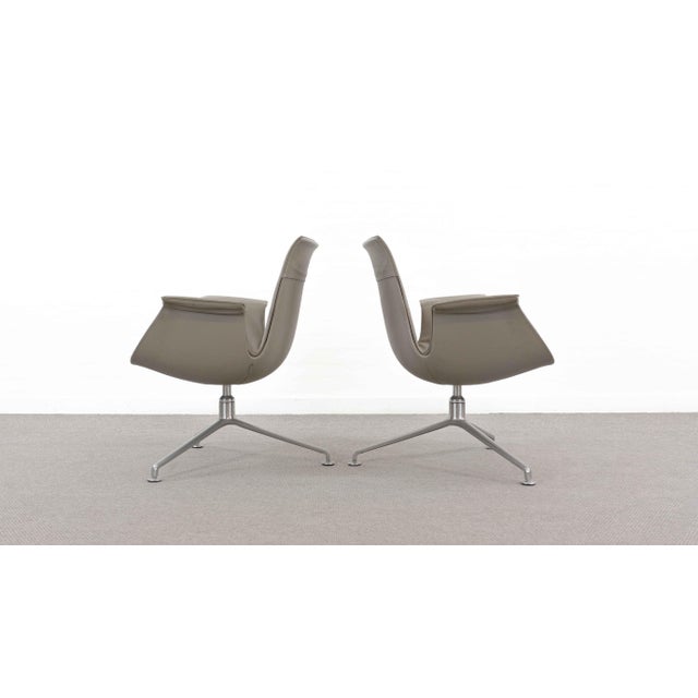 Set of FK Lounge Chairs by Preben Fabricius & Jörgen Kastholm for Walter Knoll For Sale - Image 5 of 18