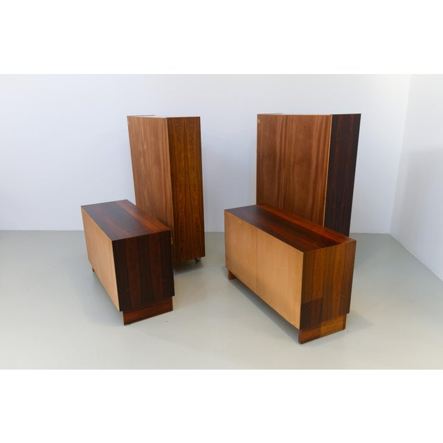 Large and Impressive Danish Modern Rosewood Bookcase by Carlo Jensen for Hundevad, 1960s. Scandinavian Mid-Century Modern...