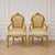 Elevate your interior with this elegant French Louis XV style armchair, featuring an ornate carved wood frame finished in...