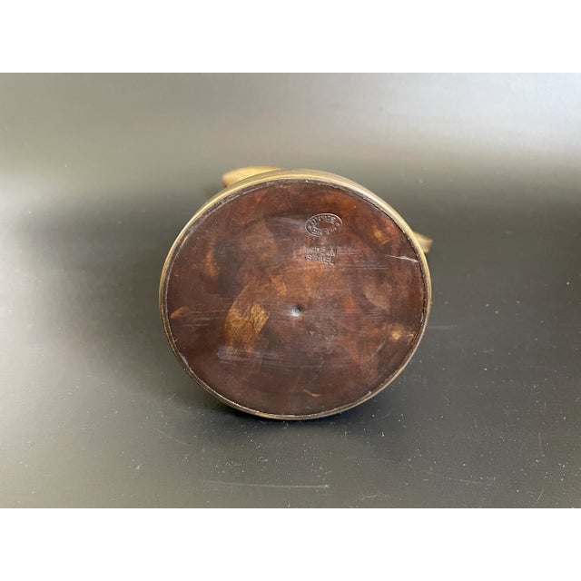 Mid Century Modern Israel Brass Verdigris Enamel Cone Shaped Jug - Pitcher For Sale In Las Vegas - Image 6 of 11