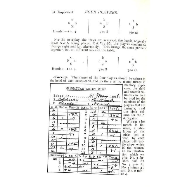 Traditional "Foster's Complete Hoyle: An Encyclopedia of All the Indoor Games Played at the Present Day" 1897 Foster, r.f. For Sale - Image 3 of 8