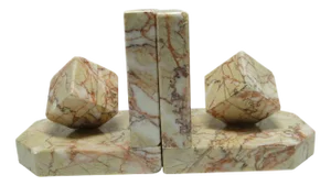 Art Deco Bookends, Belgium, 1930s, Set of 2