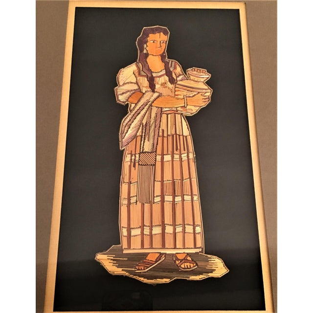 Vintage Mexican Folk Art Popotillo Straw Paintings Chairish