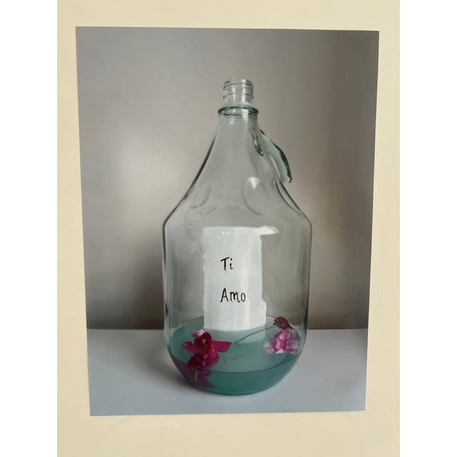 Message In A Bottle -Ti Amo Photograph by Natalie Mitchell/Sette Design Ti Amo in Italian is expressed between lovers,...