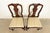 Late 20th Century Henkel Harris Queen Anne Solid Mahogany Side Chairs or Dining Chairs, Pair For Sale - Image 5 of 15
