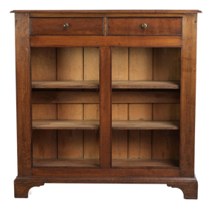 Antique Mid-19th Century English Oak Bookcase