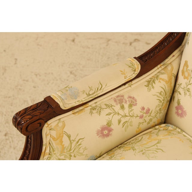 Meyer Gunther French Louis XVI Upholstered Loveseat For Sale - Image 11 of 18