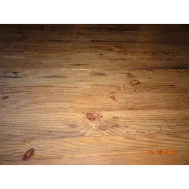 19th Century Pine Wood Dining Table For Sale - Image 11 of 13