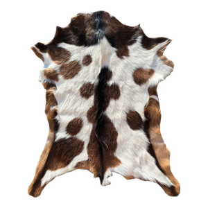 Hair on Hide Genuine Cowhide Mini Wall Hanging Approx 5 Sq Ft