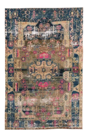 Shabby Chic Vintage Handmade Scatter Wool Rug