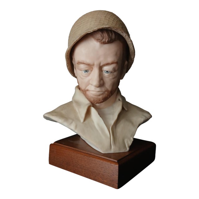 Edward Rohn 1927-2009 American Gi 1971 Ceramic Sculpture Viet Nam Era For Sale