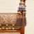 Wood Vintage Renaissance Revival Carved Oak Chairs with Liberty Damask and Regal Tassels, 1970s, Set of 2 For Sale - Image 7 of 14