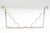 Vintage shelf brackets made of steel with a white painted finish. The original mounting screws are not available. Good...