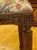 19th C. French Louis XVI Carved Oak Stool For Sale - Image 4 of 9