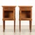 Neoclassical Style Bedside Tables in Mahogany, Set of 2 For Sale - Image 3 of 10