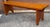 Wood 20th Century Early American Style Stained Fruitwood Bench For Sale - Image 7 of 9