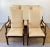 Vintage 1970s Set of 8 Dining Chairs by Henredon set includes 2 arm chairs & 6 armless chairs oak wood frames square...