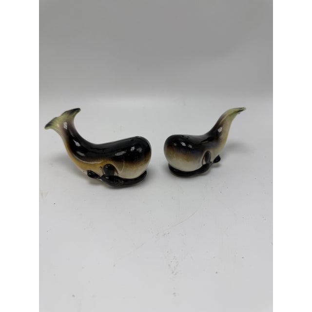 Vintage Whale Salt and Pepper Shakers For Sale In Charleston - Image 6 of 6