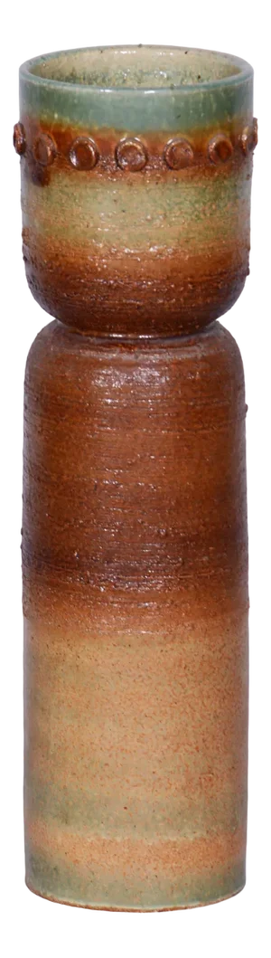 Mid-Century Vase in Glazed Ceramic, Czech, 1950s