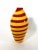 1920s Bohemian Red & Yellow Swirled Art Glass Vase For Sale - Image 10 of 10