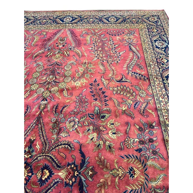 10x14 Persian Sarouk Style Area Rug - 502263 For Sale - Image 10 of 12