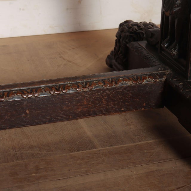 English Oak Centre Table For Sale - Image 13 of 18