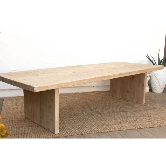The Bearn, Monumental 10ft Long Double Pedestal Dining Table For Sale - Image 13 of 14