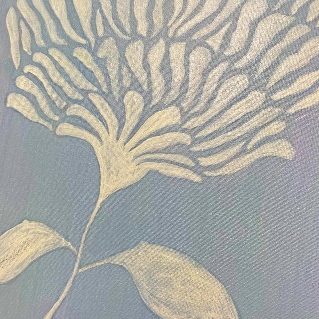 Original Framed Acrylic Botanical Painting, Organic Boho Art Floral Wall Art, 13" X 16" by Tatiana Duperault For Sale - Image 4 of 4