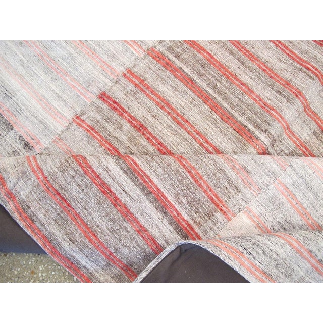 Galerie Shabab Collection Mid-20th Century Handmade Turkish Flat-Weave Kilim Accent Carpet For Sale - Image 9 of 10